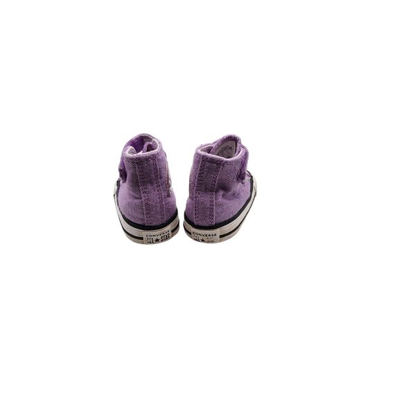 Toddler Converse Chuck Taylor All Star Purple High-Top Sneakers Size 5 - Picture 4 of 8